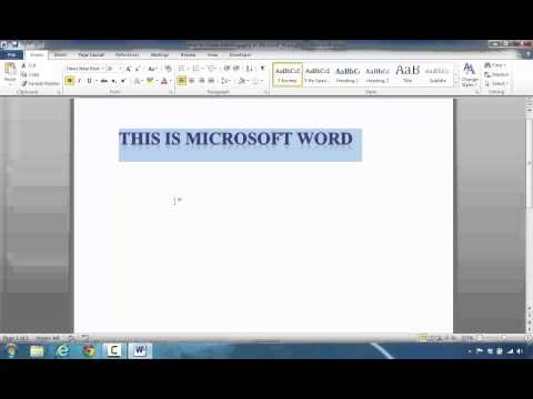 How to Use Text Effects in Microsoft Word 2010
