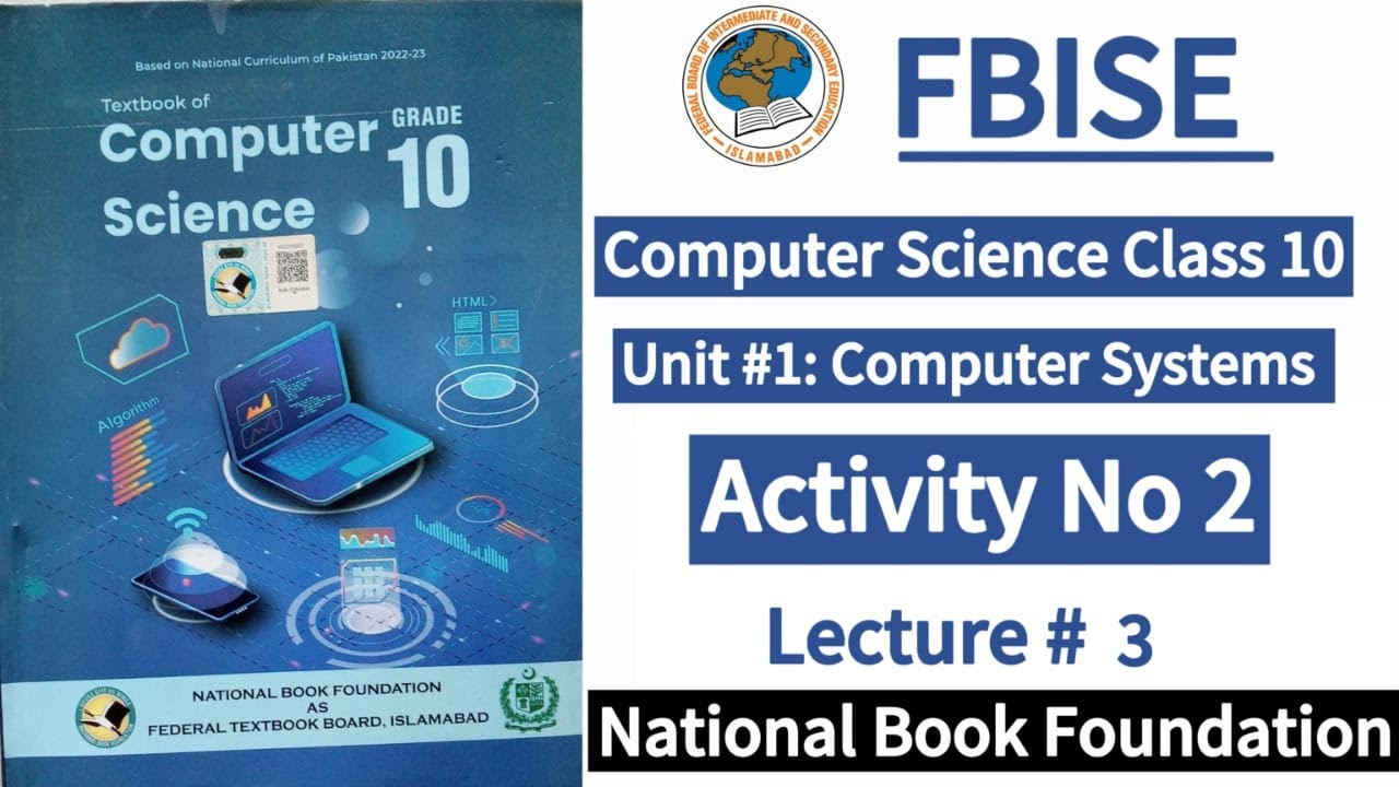 Class 10 Computer Science Unit 1 | Activity 2 | New Syllabus 2025 - YouTube