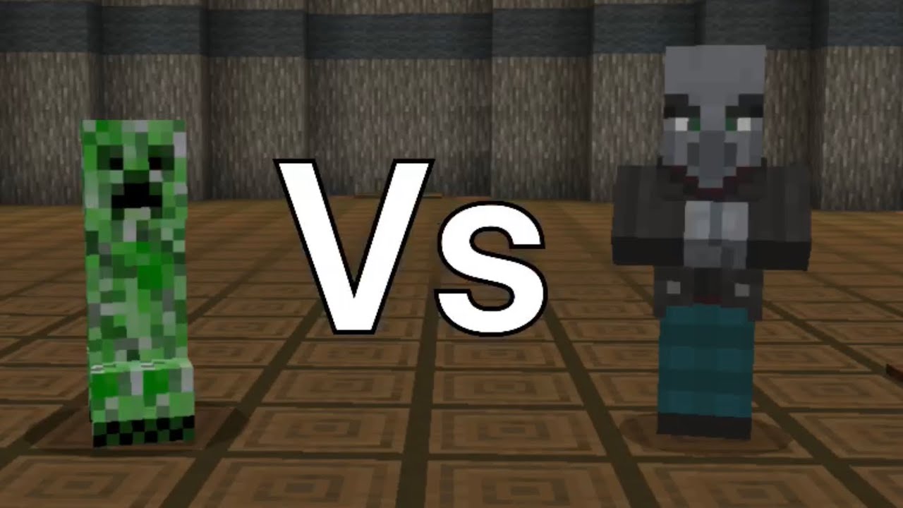 Download Minecraft Mob Battle: Creeper vs Vindicator