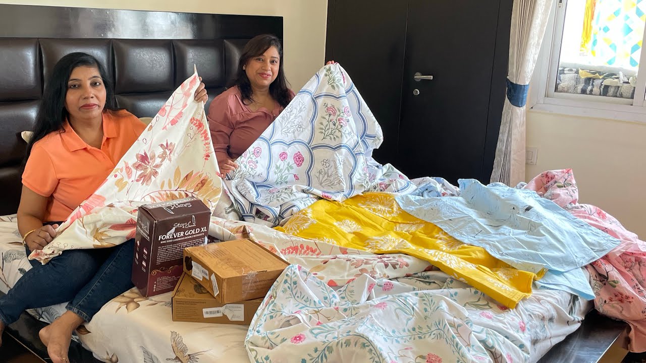 Festivals के लिए BedSheet Shopping । Bedsheet Collection from Amazon