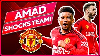 🛑 AMAD SHOCKS UNITED PLAYERS!! as bruno sends SHOCK MESSAGE!!