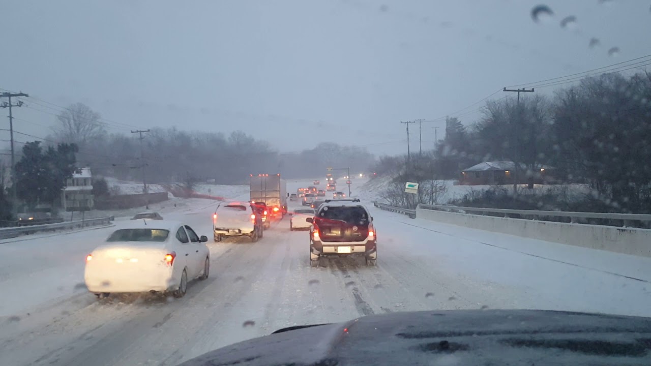 Clarksville TN Blizzard January 12 2018 YouTube