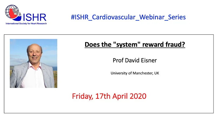 Prof David Eisner - "Does the 'system' reward frau...