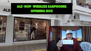 ALE-HOP Wireless Headphones Opening Box
