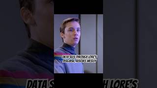 Data sees through Lore's disguise, rescues Wesley #startrek #foryou #series #shorts #shortvideo