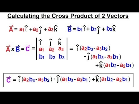 cross three vectors find