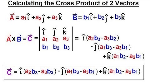 Calculus 3: Vector Calculus in 3-D (19 of 35) How to Calculate the Cross Product of 2 Vectors?