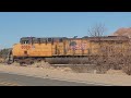 Union pacific 8068 westbound local at east daggett ca