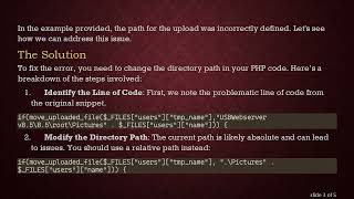 Famous How to Fix the failed to open stream: No such file or directory Error in PHP File Upload Wealth