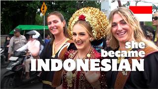 Australian Bride Stops Traffic for Local Lombok Wedding Tradition Nyongkolan in Indonesia