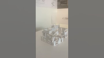 The most amazing project! Penetration of light and shadow into the space