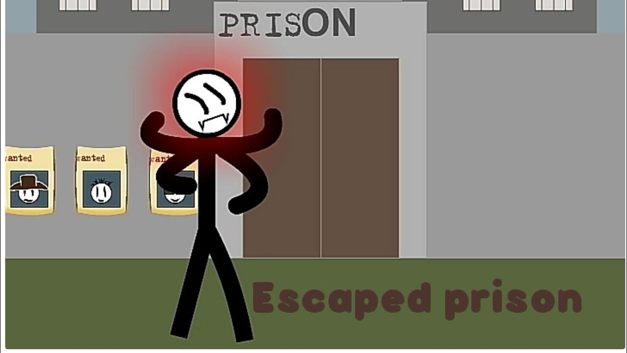 Stickman jailbreak-4|Escaped part(2)|Stickman Gameplay - YouTube