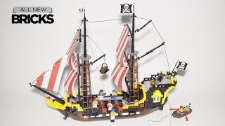 A detailed time-lapse of the 2002 Lego Pirates Black Seas Barracuda with Captain Red Beard, a re-released version of set 6285. 