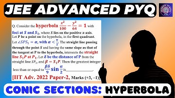 hyperbola x^2/100-y^2/64=1 with foci at S and S_1, where S lies on the positive x-axis| 2D Geometry