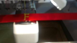 Custom Brother embroidery hoop for 1" webbing