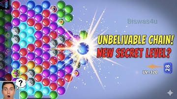 "Unbelievable Bubble Shooter Level 320 Gameplay 😱 | Can I Beat This Impossible Stage?"