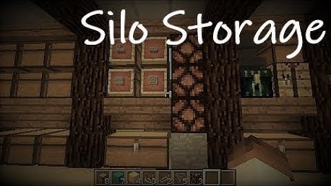 Minecraft Silo Storage Tutorial