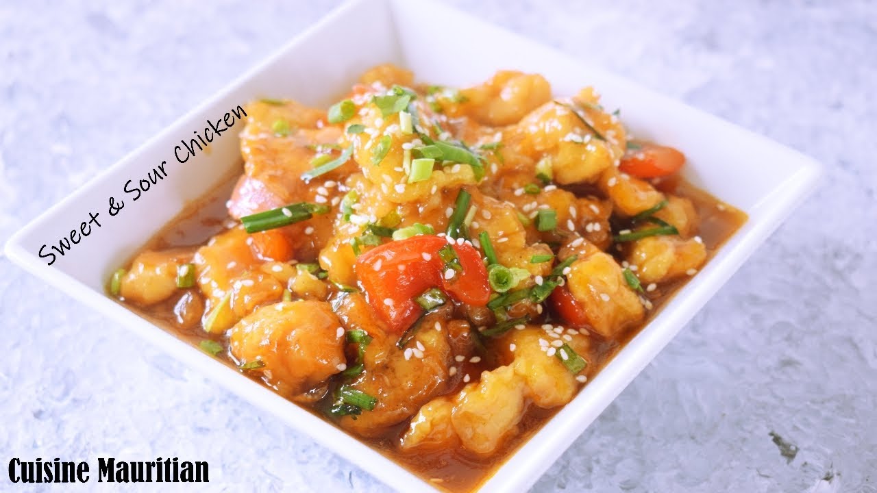 Episode 168 | Easy and quick Sweet and Sour Chicken | Cuisine Mauritian |