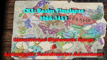 CK3: V1.7.2: 1066-1453 Timelapse: Unrestricted diplomatic range & extreme scandinavian adventurers