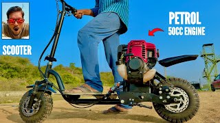 RC UFO Scooter 4 Stroke Engine Foldable Unboxing & Testing - Chatpat toy tv