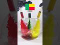 Mixing the Colors of BENIN 🇧🇯 | Satisfying Color Challenge Must watch #shorts #experiment #asmr