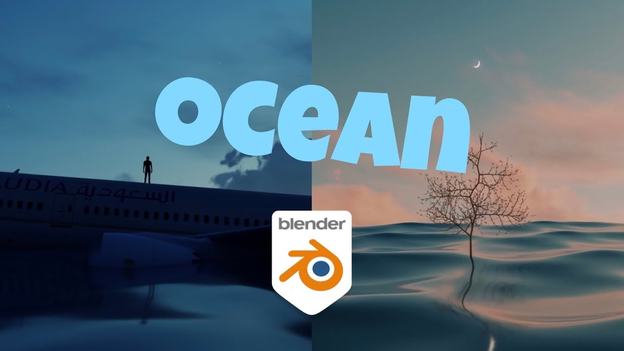 Create An Ocean In Blender Without An Add On YouTube