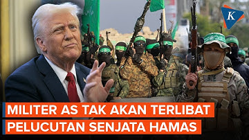 Trump Tak Akan Libatkan Militer AS untuk Lucuti Senjata Hamas