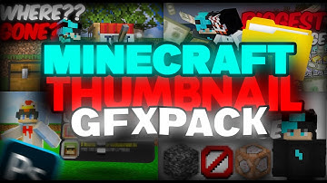 Make a PRO Minecraft Thumbnail with THIS GFX Pack!