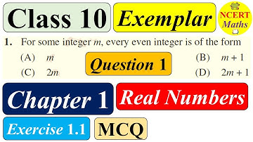 NCERT Class 10 Maths Chapter 1 Exemplar | Question 1 | MCQ | Exercise 1.1 | real numbers | CBSE