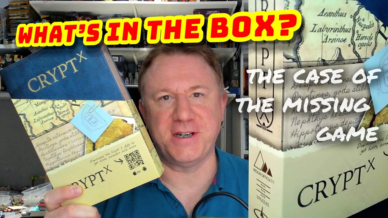 Crypt X from Inside the Box - What's Inside and Puzzle 1 - YouTube