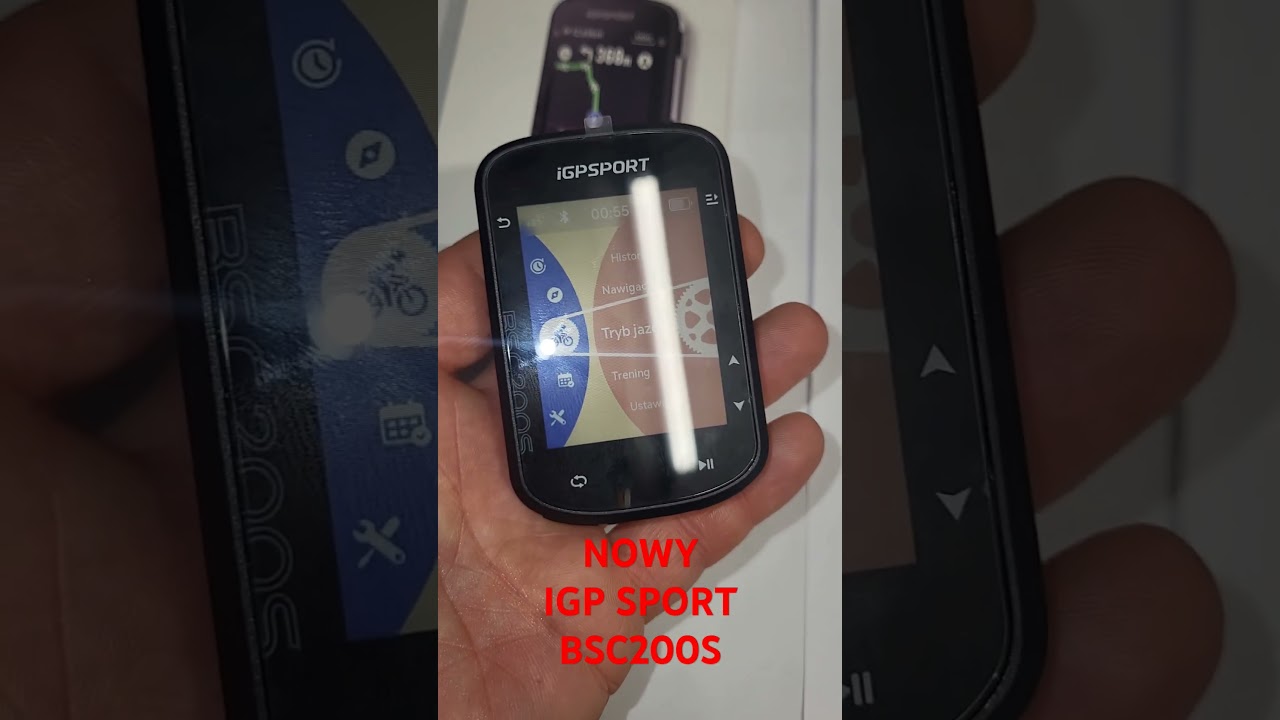 499 zł za licznik z GPS na rower od  IGP SPORT BSC 200S