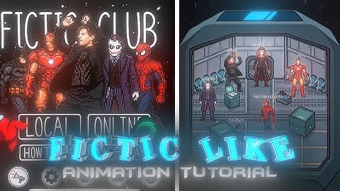 FicTic Like AMONG US Style INTRO Animation Tutorial | Alight Motion | Part One