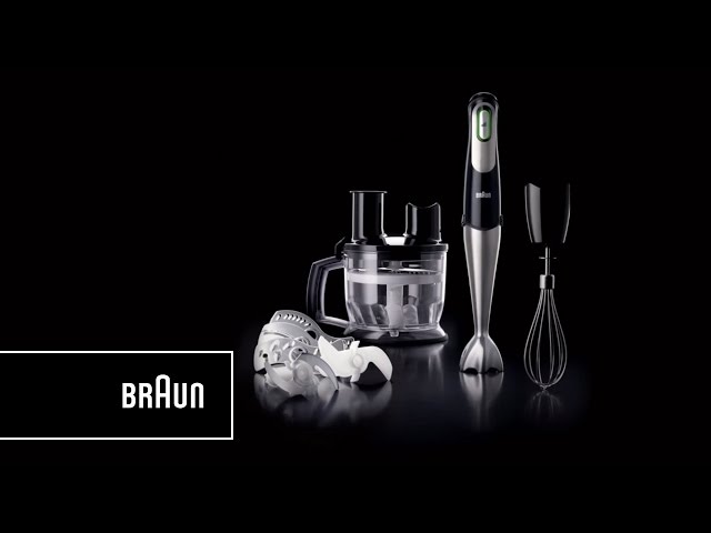 Braun Multiquick 7 Hand Blender- One squeeze. All speeds