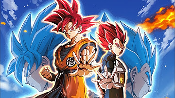 *God Goku & God Vegeta Base+Awakening Moveset* || JJS SKILL BUILDER