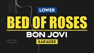 Download lagu Bon Jovi - Bed Of Roses  Karaoke With Lyrics  Lower Key mp3