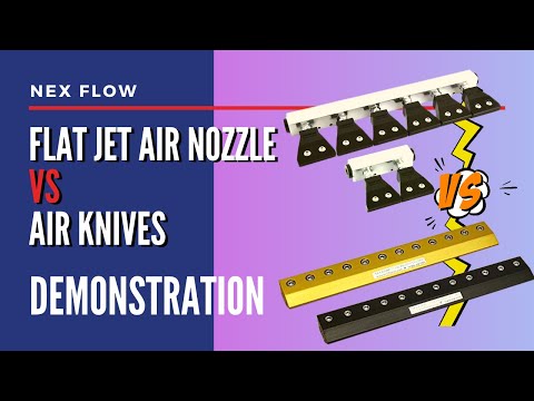 Flat Jet Air Nozzle vs Air Knives
