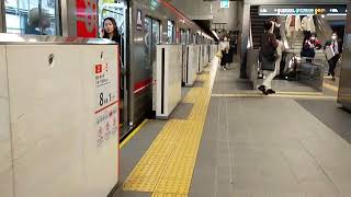 大阪メトロ御堂筋線　発車シーン　in心斎橋駅　@30000系・21系更新車