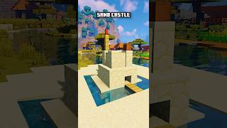 Sand Castle 🏰 #shorts #minecraft #hobberbot