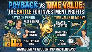 Payback Period & Time Value of Money සිංහලෙන් - Investment Appraisal Part 1 | Management Accounting
