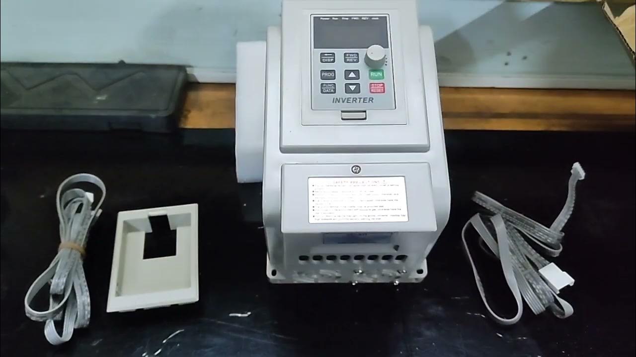 частотный преобразователь для гриндера - YouTube