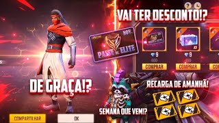 NOVA ROUPA DE GRAÇA, PASSE DE NOVEMBRO COM DESCONTO, RECARGA DE AMANHÃ, NOVO PET CHEGANDO E MAIS!