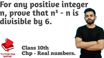 Prove that for any positive interger n, n cube - n is divisible by 6. Tutor DM