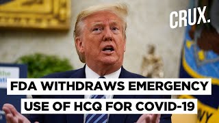 Trump Slams FDA For Terming Hydroxychloroquine 'Ineffective' Against COVID-19