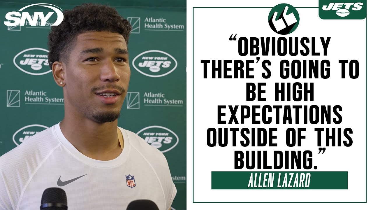 Allen Lazard on training camp, working with Aaron Rodgers, guiding undrafted wide receivers | SNY