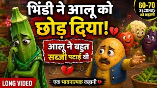 Bhindi Ne Diya Aalu Ko Dhokha 💔😱 Cartoon Video | भिंडी निकली धोखेबाज 💔 | Cartoon Video.