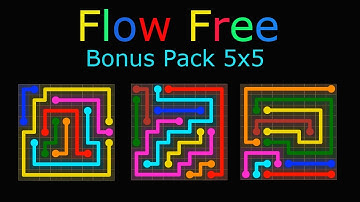 Flow Free - Bonus Pack 5x5 - Level 21 to 30