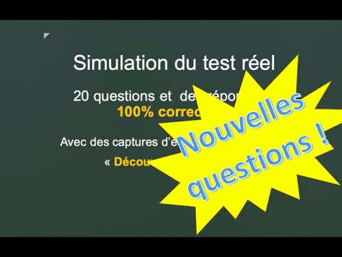 Simulation du test réel de citoyenneté canadienne - 20 questions/réponses 100% correctes - Partie1