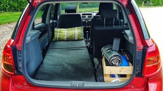 Camper Car Bed Platform  Suzuki SX4 Conversion