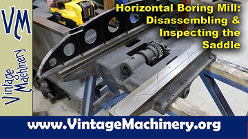 Horizontal Boring Mill Restoration: Disassembling and Inspecting the Saddle & Cross Slide