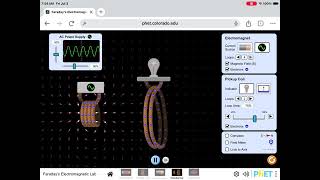 PhET Test : Faraday's Electromagnetic Lab